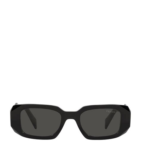 prada 59mm rectangular sunglasses|prada black rectangle sunglasses.